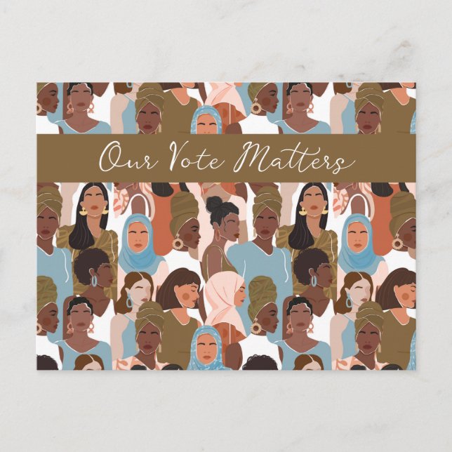 Frauenstimmrechte leeren Inside Card Postkarte (Vorderseite)