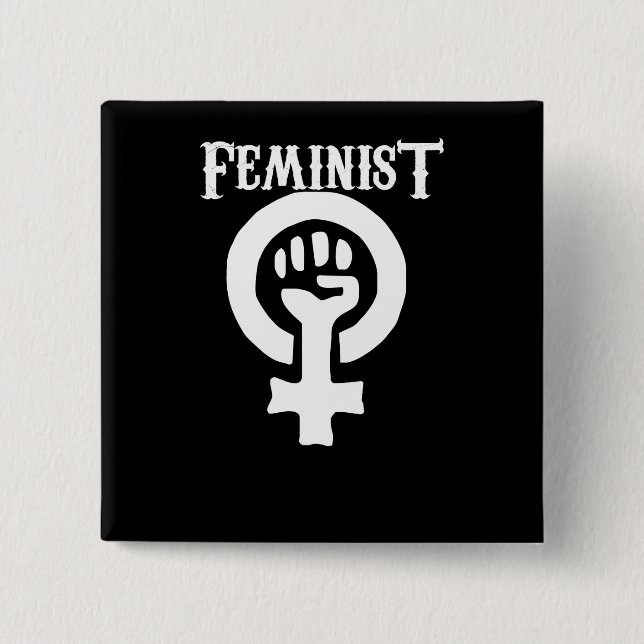 Frauensymbol Button (Vorderseite)