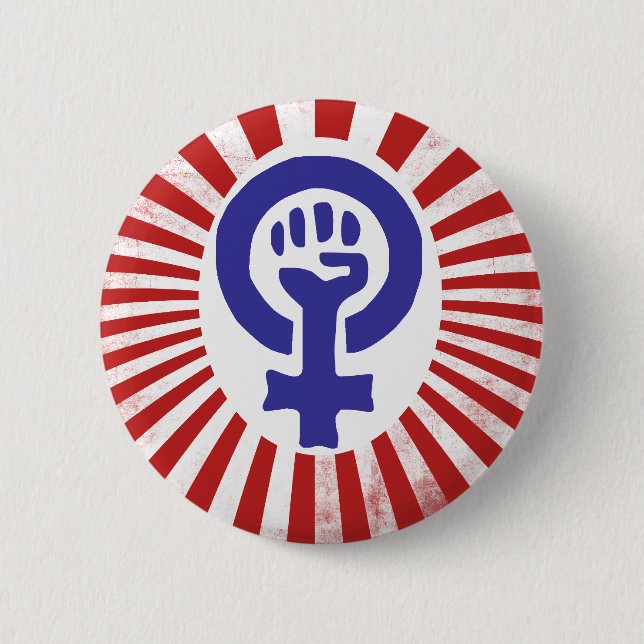 Frauensymbol Button (Vorderseite)