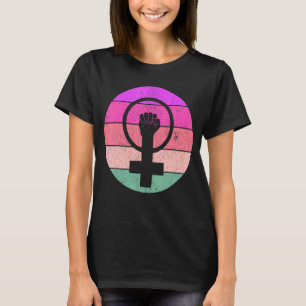 Frauensymbolen Frauengleichheit Frauen in Frauenfö T-Shirt