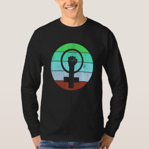 Frauensymbolik Frauengleichheit Frauen in die Höhe T-Shirt