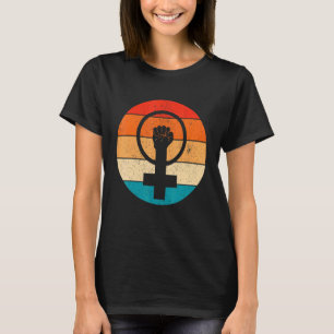 Frauensymbolik Frauengleichheit Frauen in die Höhe T-Shirt