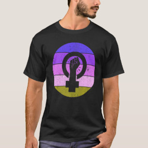Frauensymbolische Gleichberechtigung - Femini T-Shirt