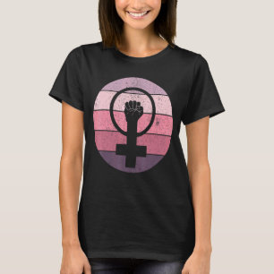 Frauensymbolische Gleichheit Frauen Niedlich aufbl T-Shirt
