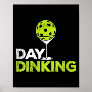Frauentag Dinking Pickleball lustiger Pickle Ball Poster