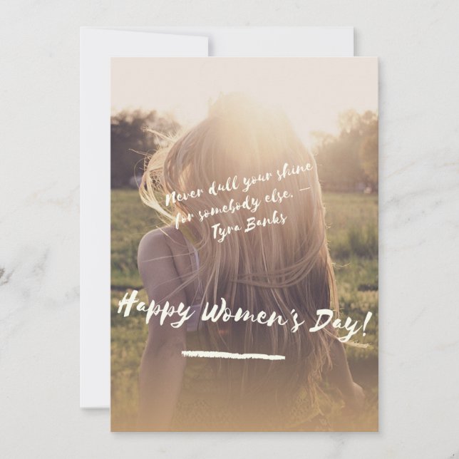 Frauentag-Poster Einladung (Vorderseite)