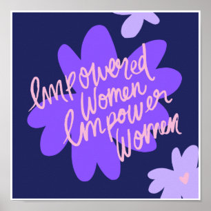 Frauentag Thema süßes Design Poster
