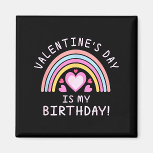 Frauentag Valentinstag Geburtstag Regenbogen Magnet