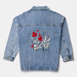 Frauentuch zum Ausgehen Jeansjacke