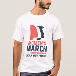 Frauenviertel in Kolumbien hören unsere Stimme T-Shirt
