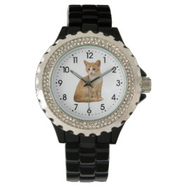 Frauenwache - Katze Armbanduhr