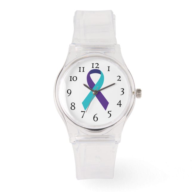 Frauenwache - Selbstmordbewusstsein Armbanduhr (Vorderseite)