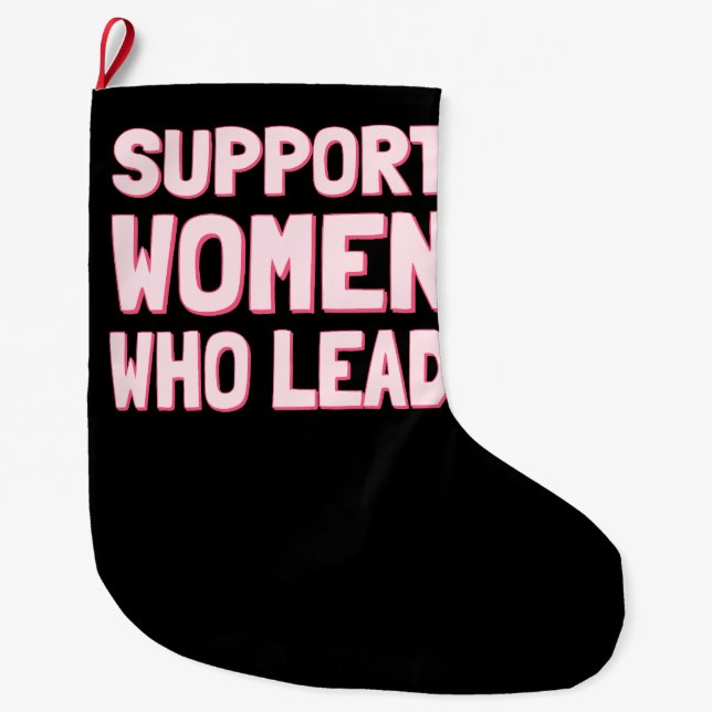 Frauenwahlen - Unterstützung von Frauen, die an de Großer Weihnachtsstrumpf (Vorderseite)