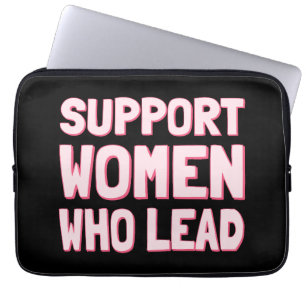 Frauenwahlen - Unterstützung von Frauen, die an de Laptopschutzhülle