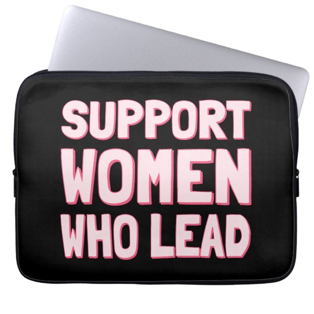 Frauenwahlen - Unterstützung von Frauen, die an de Laptopschutzhülle (Vorderseite)