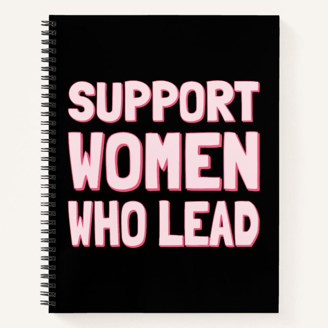 Frauenwahlen - Unterstützung von Frauen, die an de Notizbuch (Vorderseite)