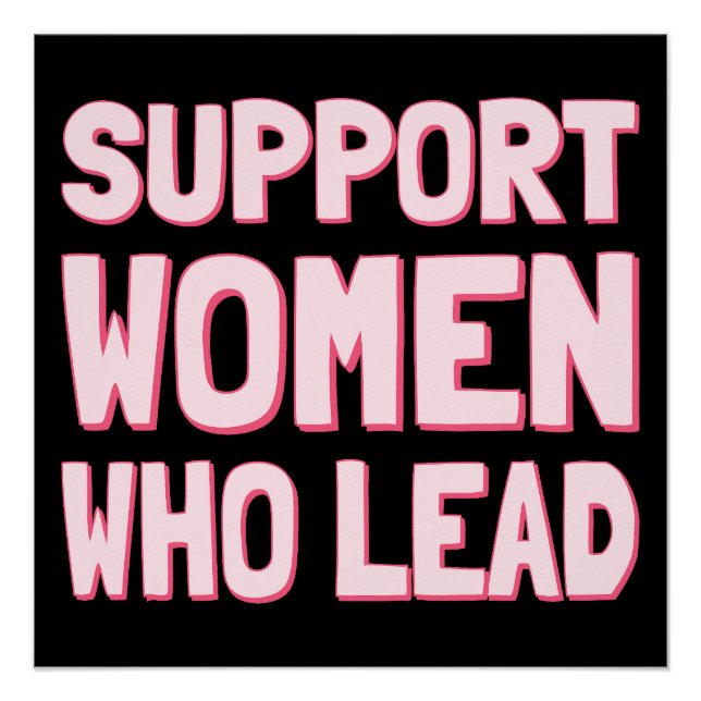 Frauenwahlen - Unterstützung von Frauen, die an de Poster (Vorderseite)