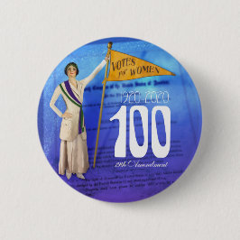 Frauenwahlknopf Button