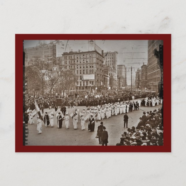 Frauenwahlparade 1912 postkarte (Vorderseite)
