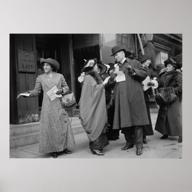 Frauenwahlrecht, 1913 poster (Vorne)