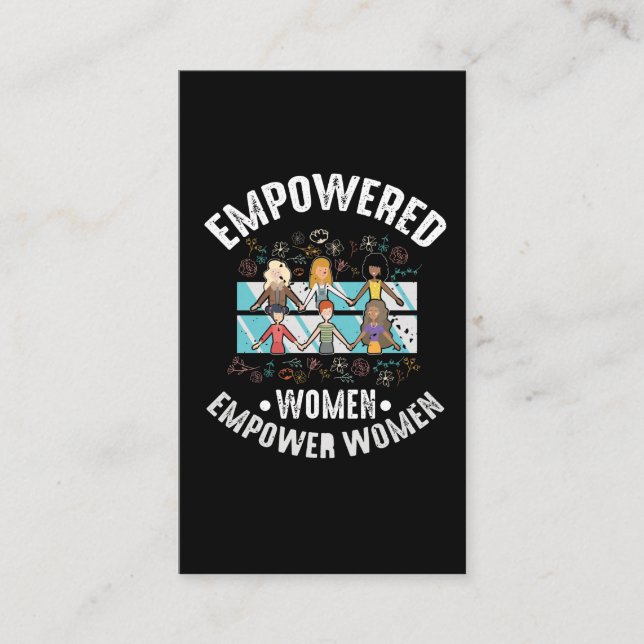 Frauenweiblichkeit als Inspirationsfeminismus Visitenkarte (Vorderseite)