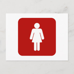 Frauenzeichen Postkarte