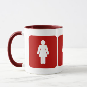 Frauenzeichen Tasse