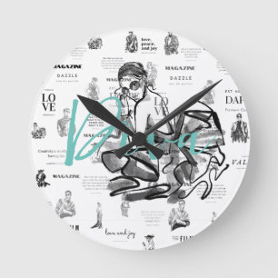 Frauenzeitschrift rund um die Uhr