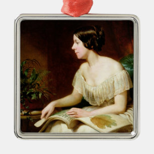 Fräulein Anne Pratt, der berühmte Botaniker Ornament Aus Metall