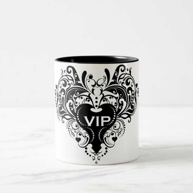 Fräulein Eve - VIP-Tasse Zweifarbige Tasse (Mittel)