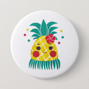 Fräulein Hawaiian Pineapple Button