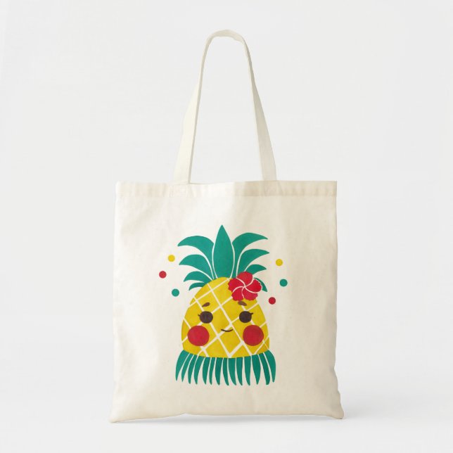 Fräulein Hawaiian Pineapple Tragetasche (Vorne)