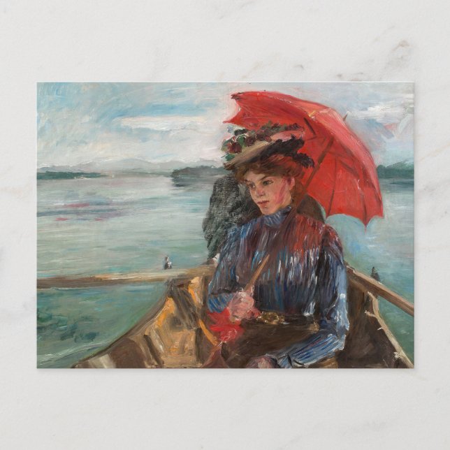Fräulein Heck | Lovis Corinth Postkarte (Vorderseite)