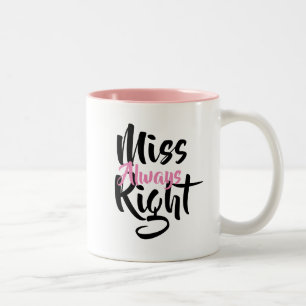 Fräulein Immer Recht Zweifarbige Tasse