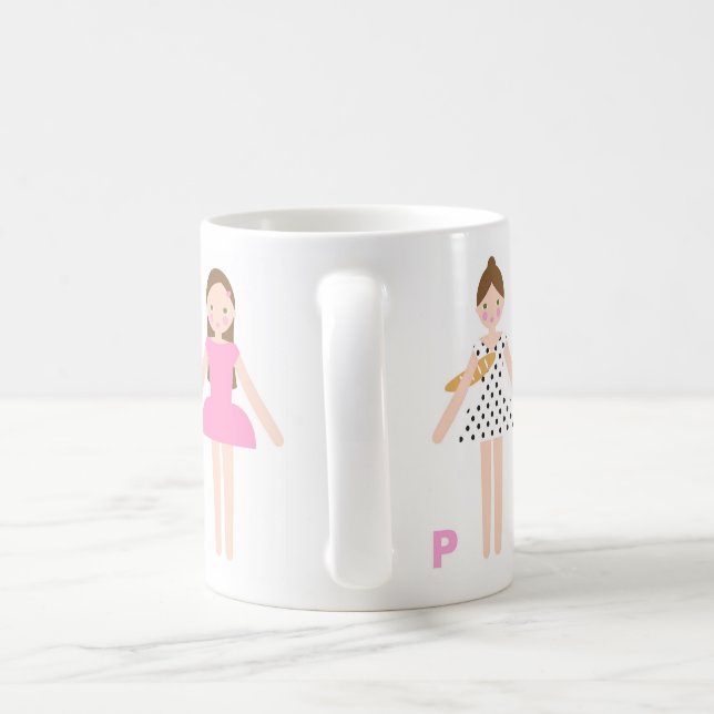 Fräulein in Paris Tasse (Henkel)