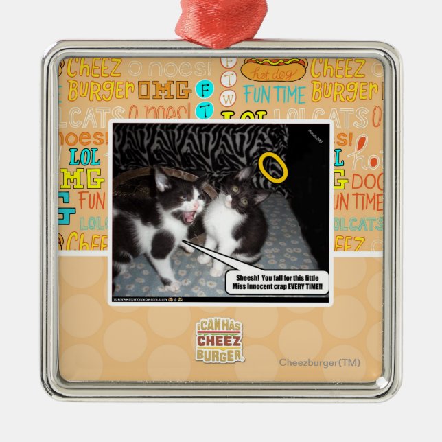 Fräulein Innocent Ornament Aus Metall (Vorne)