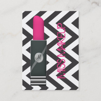 Fräulein Makeup Pink 2 Visitenkarte