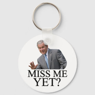 Fräulein Me Yet? Spaß Bushs George Bush Anti-Oba Schlüsselanhänger