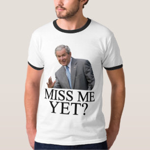 Fräulein Me Yet? Spaß Bushs George Bush Anti-Oba T-Shirt