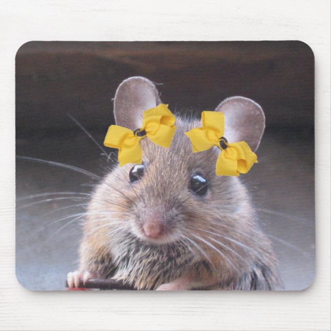 Fräulein Mousie Pad Mousepad (Vorne)