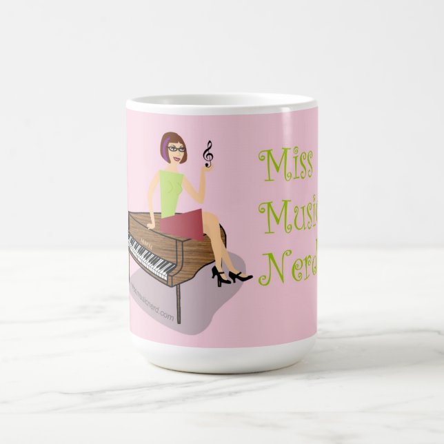 Fräulein Music Nerd Mug Kaffeetasse (Mittel)