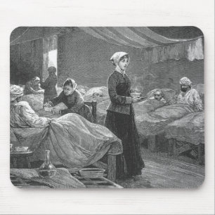 Fräulein Nightingale im Kasernen-Krankenhaus Mousepad