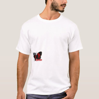 Fräulein papillon Seite T-Shirt