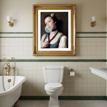 Fräulein Sassy bläst Kaugummiblasen