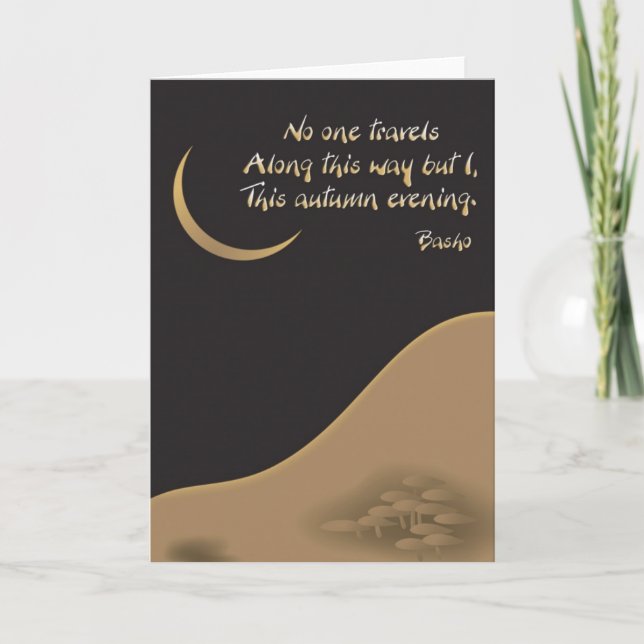 Fräulein Sie Poesiekarte Karte (Vorderseite)