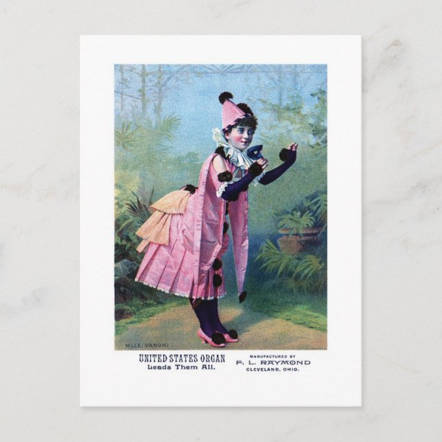 Fräulein Vanoni Postkarte (Vorderseite)
