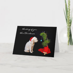 Fräulein You am Weihnachten - Hund, der Baum