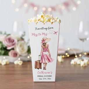 Fräulein Zur Frau Reise Rosa Schleife Kleid Brautp Geschenkschachtel