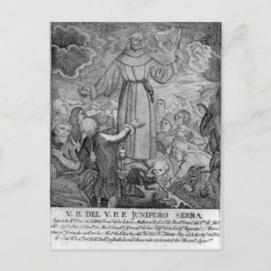 Fray Junipero Serra Postkarte
