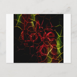 Frayed Edges, Starkes Herz: Unzerbrechliche Liebe Postkarte